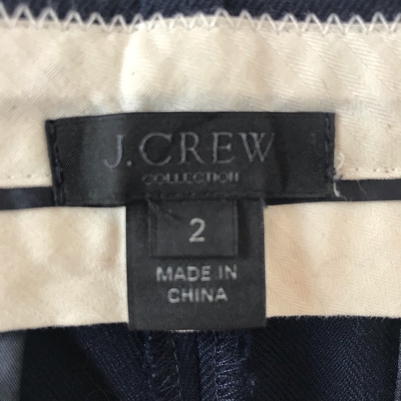 J Crew cropped snakeskin trimmed pants - Picture 10 of 12